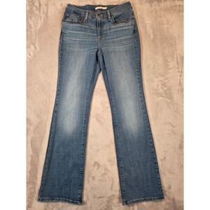 Levi’s Classic Bootcut Jeans Women’s 6/28 Blue Stretch Denim Y2K Western